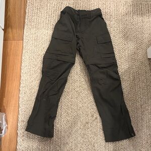 REI Kids Sahara Dark Green Convertible Pants
